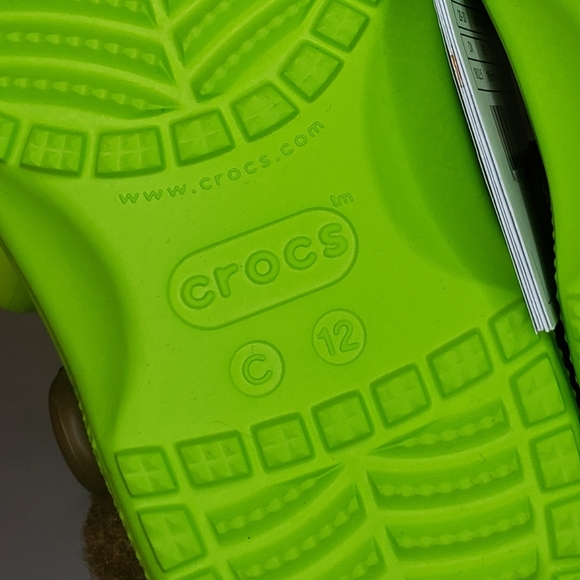 Crocs x DreamWorks Shrek classic clogs 12m lime punch - Picture 5 of 6